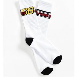 Vans Men’s Dusk Downer White Crew Socks